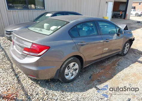 2013 Honda Civic Lx z USA, uszkodzony, nr VIN 2HGFB2F53DH596792